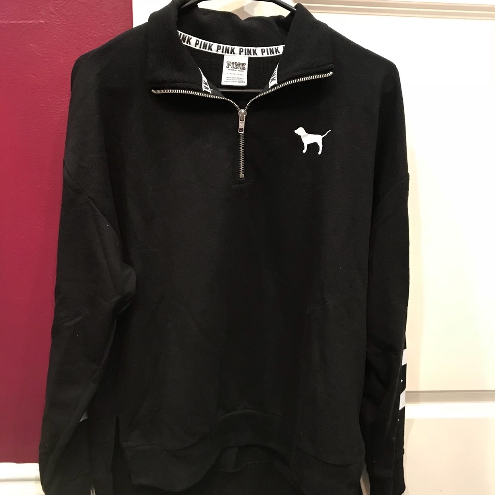 PINK Half Zip Sweater